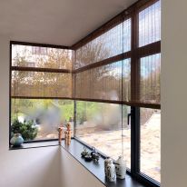 Rolgordijnen in Woven Wood van Nature Deco