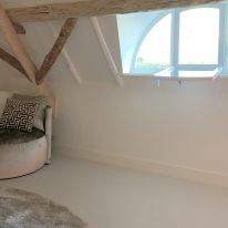 Poefstoel met kussens