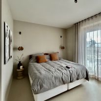 Logeerkamer / inbetween wavegordijnen van Carlucci