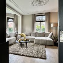 Relaxelementen met robuuste lounge