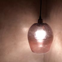 Toilet plafondlamp glas bij waskom